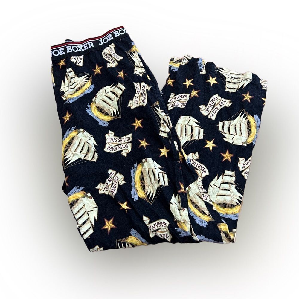 Joe Boxer This Ship is Bananas Funny Pajama Pants